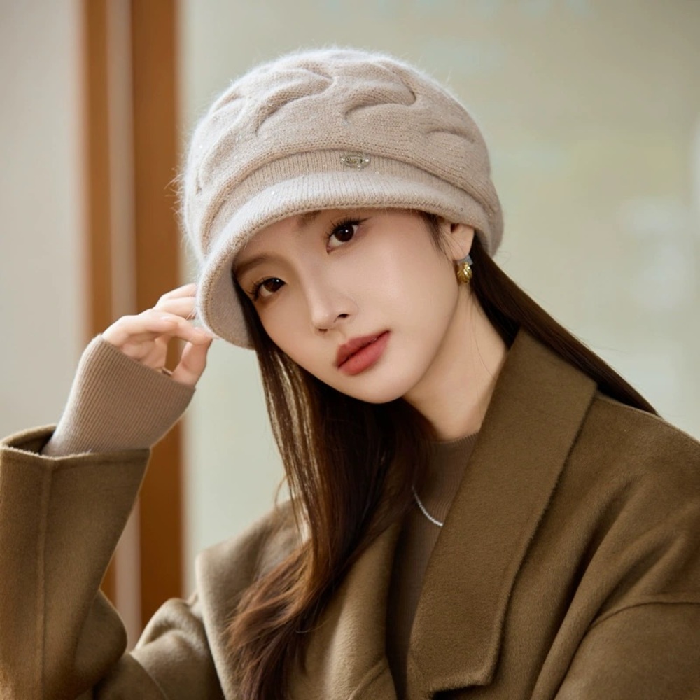 Women's Thick Warm Solid Color Versatile Knit Hat - image 2